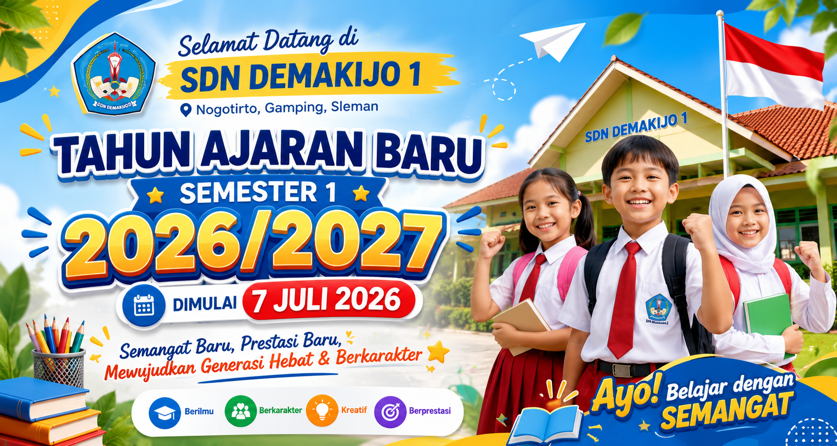 📚 Tahun Ajaran Baru Semester 1 Tahun Pelajaran 2026/2027
